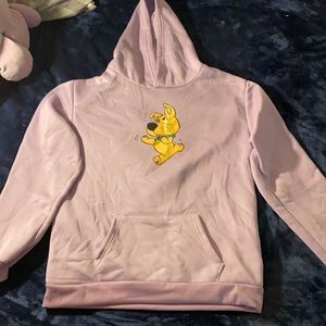 purple scrappy hoodie
